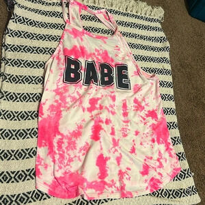 BABE tank top, medium- new condition
